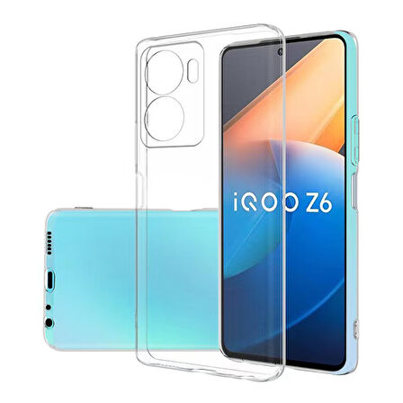 Vivo Y16 Kılıf Şeffaf İnce Esnek Silikon Kılıf Zipax-Süper