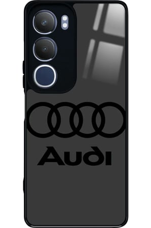 Vivo Y19s Uyumlu Araba Logosu Tasarımlı Parlak Silikon Kılıf