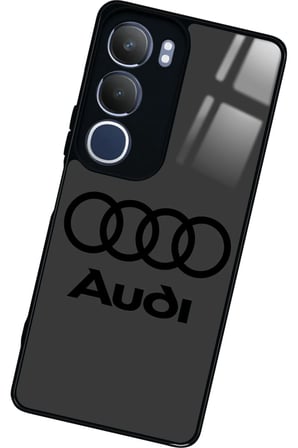 Vivo Y19s Uyumlu Araba Logosu Tasarımlı Parlak Silikon Kılıf