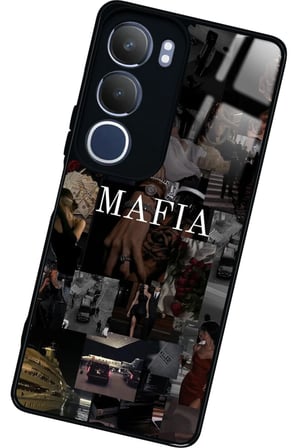 Vivo Y19s Uyumlu Mafia Tasarımlı Parlak Silikon Kılıf