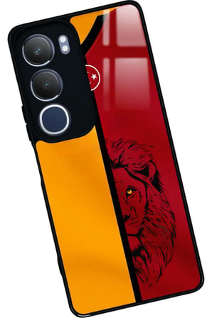 Vivo Y19s Uyumlu Aslan Tasarımlı Parlak Silikon Kılıf