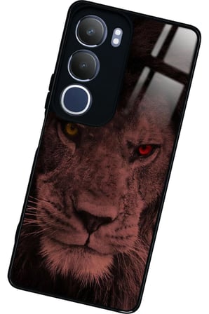 Vivo Y19s Uyumlu Aslan Tasarımlı Parlak Silikon Kılıf