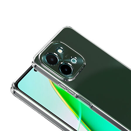 Vivo Y28 Kılıf Şeffaf ince Silikon Zr-Spr