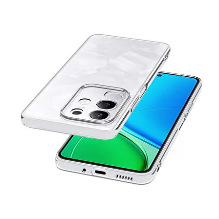 Vivo Y29 4G Kılıf Şeffaf ince Silikon Zr-Spr