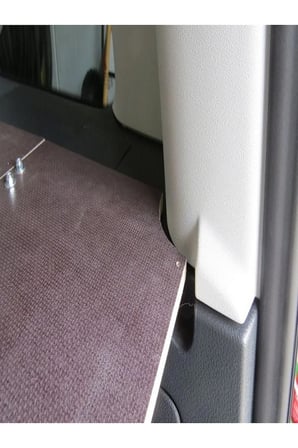 VolksWagen Caddy 4 sabit bagaj kapağı (tamamen katlanabilir ve çıkarılabilir 4parça SAĞ-SOL)