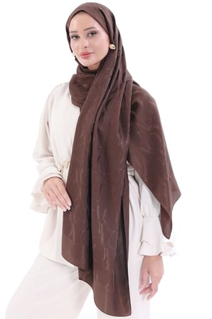 Valentino Orlandi Alia Motif Desenli Lyocell Pamuk Şal 70x195 cm