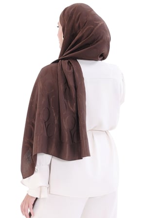 Valentino Orlandi Alia Motif Desenli Lyocell Pamuk Şal 70x195 cm
