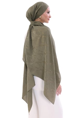 Valentino Orlandi Alia Motif Desenli Lyocell Pamuk Şal 70x195 cm