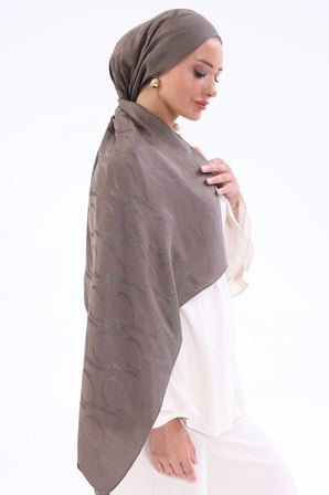 Valentino Orlandi Alia Motif Desenli Lyocell Pamuk Şal 70x195 cm
