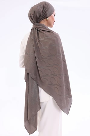Valentino Orlandi Alia Motif Desenli Lyocell Pamuk Şal 70x195 cm
