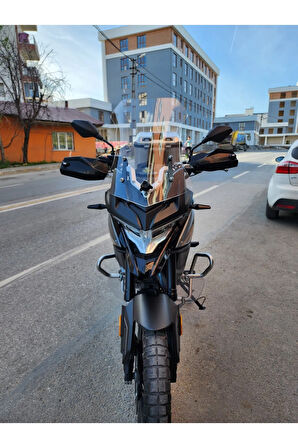 Voge DSX 650 Ön cam 2022 Model Yılı 55cm Şeffaf Renk 4mm Uzun Geniş Cam