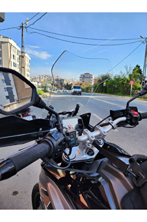 Voge DSX 650 Ön cam 2022 Model Yılı 55cm Şeffaf Renk 4mm Uzun Geniş Cam