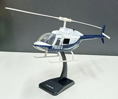 Dianomi newray 1 :34 ÖLÇEK METAL HELİKOPTER BELL 206 police