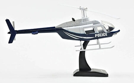 Dianomi newray 1 :34 ÖLÇEK METAL HELİKOPTER BELL 206 police