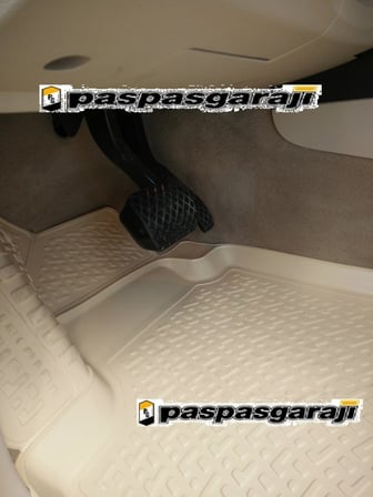 Vw Touareg Bej 3D Havuzlu Paspas 2015-2018 Arası