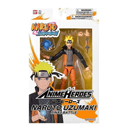 36964 Anime Heroes Naruto 16 cm Figür - Naruto Uzumaki Son Savaş