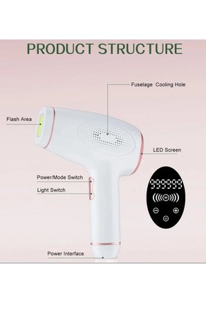 W-1091 IPL Lazer Epilasyon Cihazı Tüm Vücut/Bacaklar/Kollar/Yüz/Bikini Bölgesi 999.999 Flaş Ağrısız