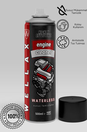 Susuz Motor Temizleme Spreyi Motor Parlatıcı Sprey 500ml Motor Yıkama Hızlı Aerosol