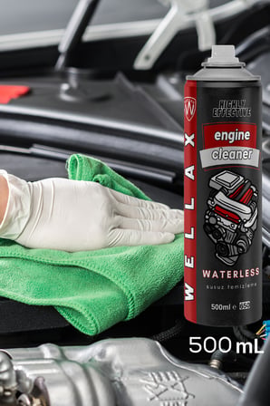 Susuz Motor Temizleme Spreyi Motor Parlatıcı Sprey 500ml Motor Yıkama Hızlı Aerosol