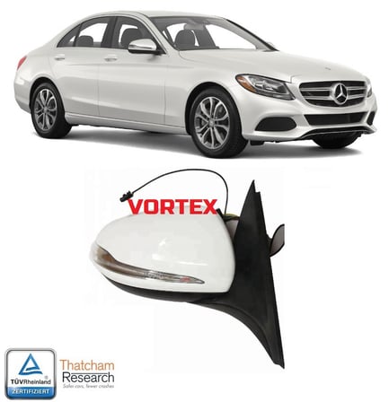 MERCEDES - DIŞ DİKİZ AYNA SAĞ (BEYAZ) (ISIT.KAT) W205 2014-