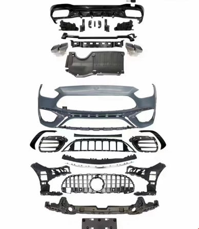 MERCEDES - C63 AMG BODY KIT (ÖN TAMPON+DİFÜZÖR) W206 2021-