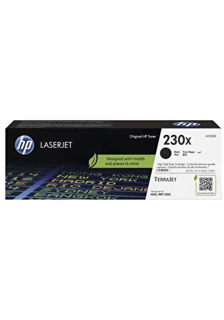 Hp 230X-W2300X Siyah Orijinal Toner Yüksek Kapasiteli