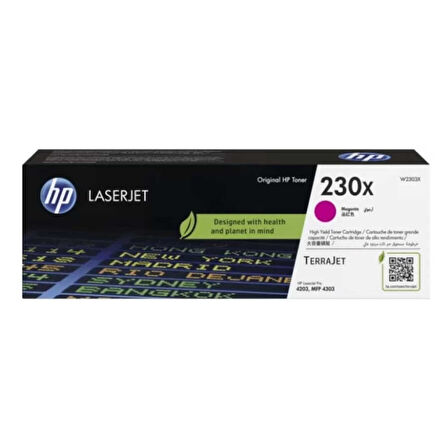 Hp 230X-W2303X Kırmızı Orijinal Toner Yüksek Kapasiteli