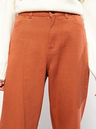 Kadın Standart Fit Düz Pantolon