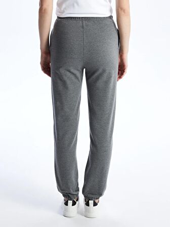 Kadın Beli Lastikli Düz Jogger Eşofman Altı