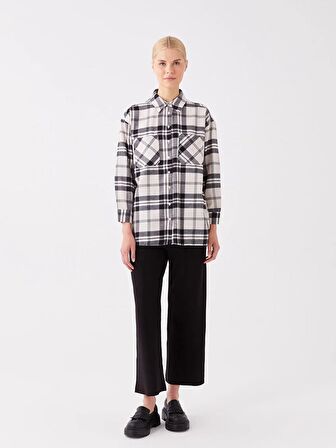 Kadın Beli Lastikli Düz Triko Pantolon