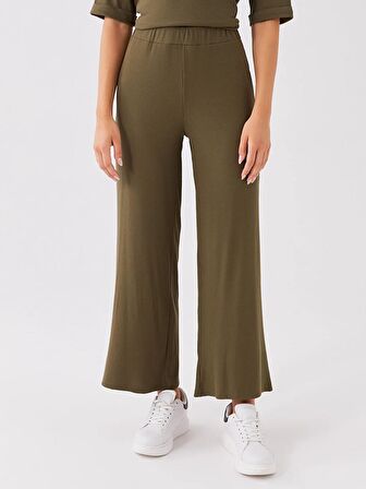 Beli Lastikli Standart Fit Kadın Pantolon