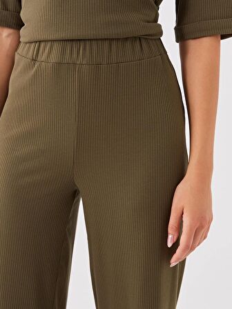 Beli Lastikli Standart Fit Kadın Pantolon