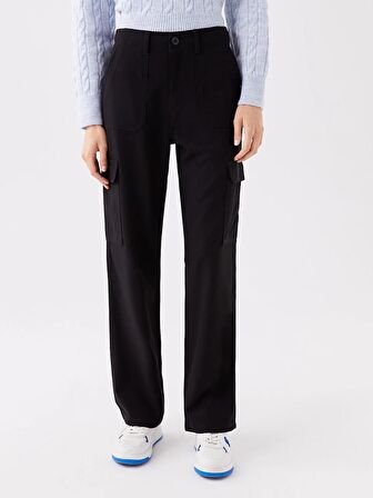 Standart Fit Kadın Kargo Pantolon