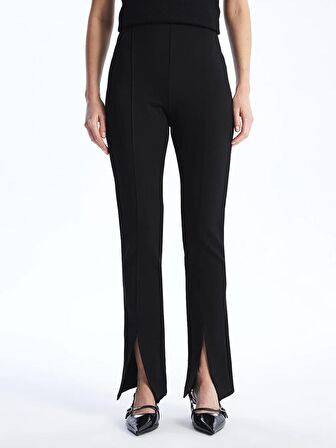 Beli Lastikli Dar Fit Kadın Pantolon