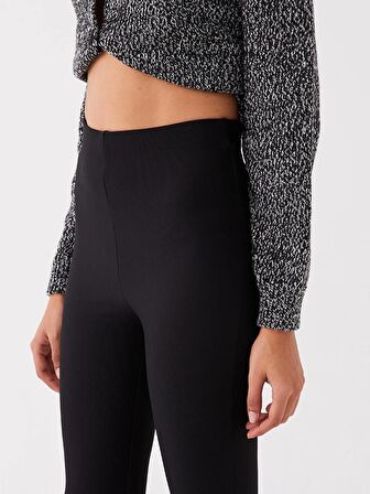 Kadın Ekstra Dar Fit Düz Pantolon