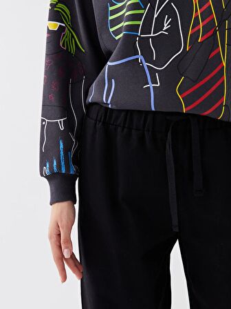 Beli Lastikli Kadın Carrot Pantolon