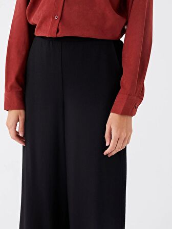 Beli Lastikli Standart Fit Kadın Pantolon