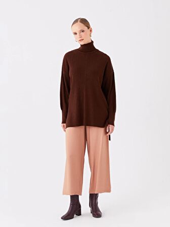 Beli Lastikli Standart Fit Kadın Pantolon