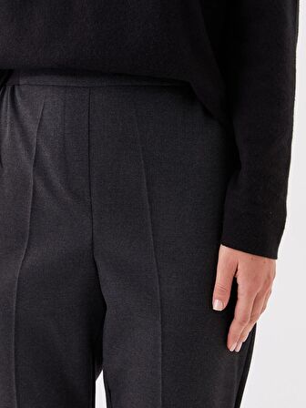 Beli Lastikli Standart Fit Kadın Pantolon