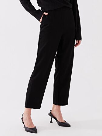 Beli Lastikli Standart Fit Kadın Pantolon