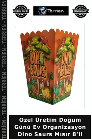Özel Üretim Doğum Günü Ev Organizasyon Dino Saurs Mısır 8’li