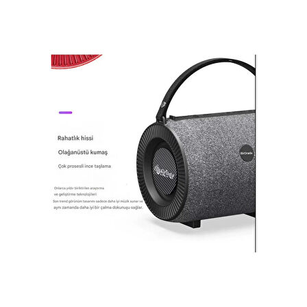 Ozmik ONEDERV3  Premium Ses Kalitesi Taşınabilir Geniş Uyumluluklu Kablosuz Bluetooth Hoparlör 