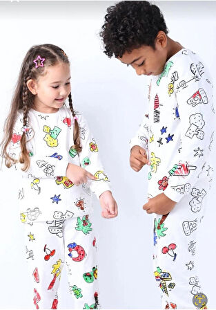 Eğlenceli pijama takımı