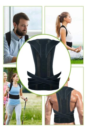 Kadın Erkek Spor Koruyucu Dik Duruş Korsesi Balenli Manyetik Korse Posturex Dik Durma Korsesi Unisex