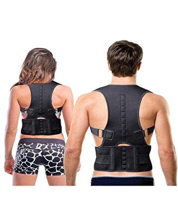 Manyetik Dik Duruş Korsesi Unisex Manyetik Bel Korsesi Kamburluk Önleyici Korse Manyetik Sırt Yeleği