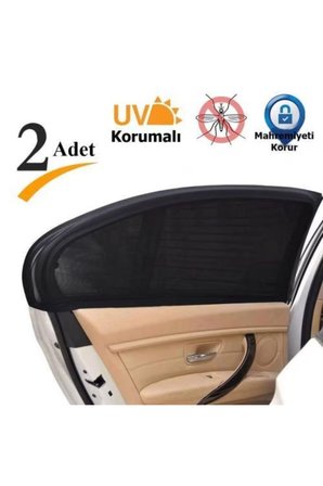 2 Adet Oto Sineklik Güneşlik Araba Gölgelik Perde Araç İçi Yan Cam Örtüsü Kılıf Güneşliği Arka Yan Cam İçin Güneşlik Emzirme Örtüsü