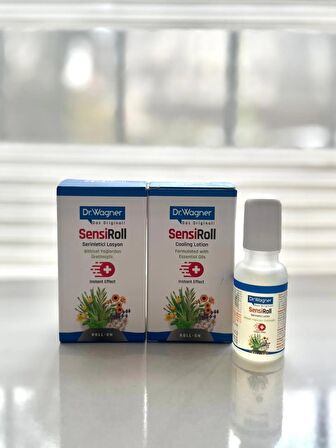 Dr. Wagner Sensiroll Serinletici Losyon 20 ml 2'Lİ SET