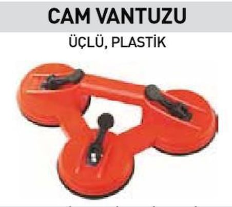 Topshop 15011 Üçlü Plastik Cam Vantuzu