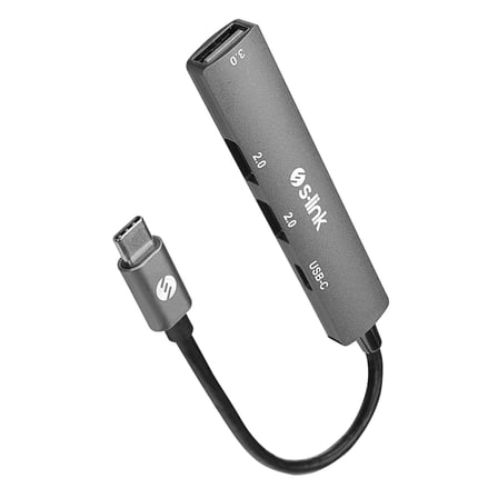 S-LINK SWV-USBC023, Type-C to 2xUSB 2.0, 1xUSB 3.0, 1xType-C Metal, USB HUB