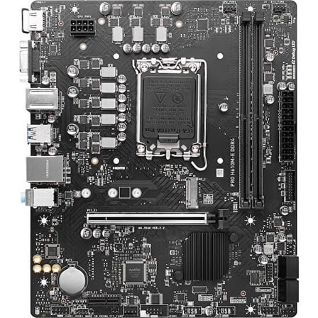 MSI PRO H610M-E DDR5 5600 (OC) HDMI,VGA M.2 1700P USB 3.2 Gen1 (12-13-14. Nesil)